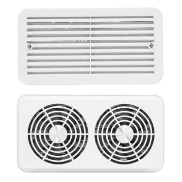 Imagem de Depisuta Ventilador de Ventilação Lateral de 24V RV, 24V 5W de Ventilador de Ventilação de Ar Silencioso de Ar Silencioso, para Iate de Trailer de Camppervan, Com Capa