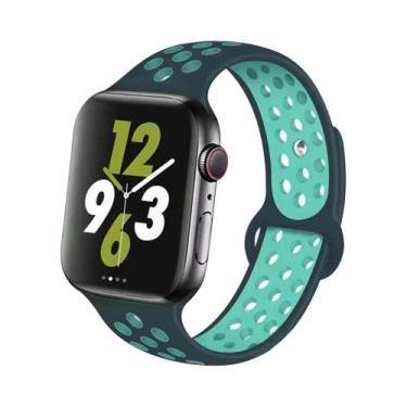 Imagem de Pulseiras De Silicone Para Apple Watch De 45mm, 44mm, 49mm, Ultra2, 40