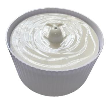 Imagem de MFMEXUL Bebedouro para gatos e cachorros, silencioso, 1,5L, bebedouro automático para animais de estimação, para vários gatos e cachorros, BRANCO