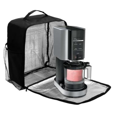 Imagem de Bolsa de transporte para máquina Ninja SLUSHi Slushie, portátil para uso ao ar livre, bolsa de viagem, design de abertura frontal, acessórios para Ninja SLUSHi Slushie Machine FS301