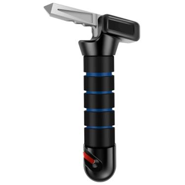 Imagem de UYEXM Puxador de carro de bengala, maçaneta de porta de carro de aço inoxidável para idosos, assistente de maçaneta de carro multifuncional, maçaneta portátil de trava de porta de carro para idosos e