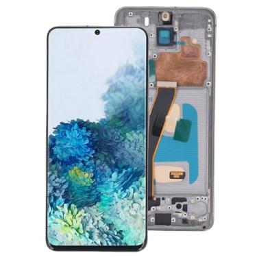 Imagem de Yunir Para Substituição da Tela LCD 4G, Tela LCD Para SM G980 SM G980U G980B G980F Digitalizer Touch Screen Conjunto Com Moldura e Kit de Reparo (Cinza)