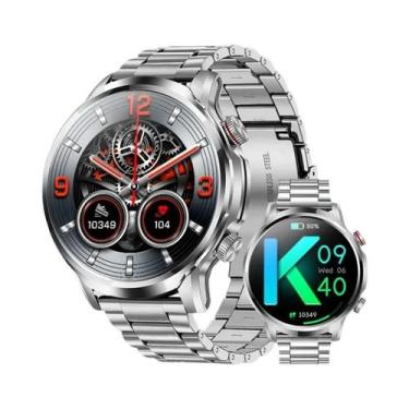 Imagem de Relógio Inteligente Masculino Com Tela Grande E Chamadas Bluetooth EX1