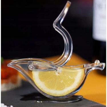 Imagem de Espremedor de Limão Manual de Acrílico 12cm Bird Lyor C5892, Transpare