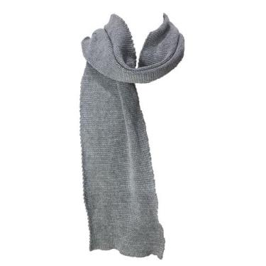 Imagem de Cachecol Masculino modelo Masc - Katlen Tricot, Prata, Único