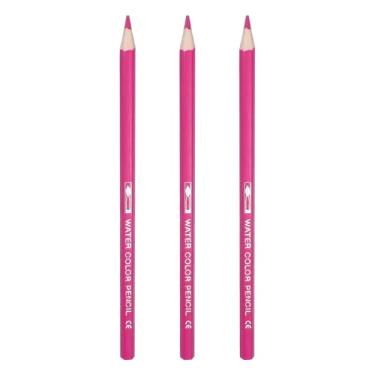 Imagem de PATIKIL Lápis de aquarela, conjunto de lápis de cor vermelha rosa, esboço, lápis de cor, lápis de cor, materiais de desenho de artistas a granel para mistura de livros de colorir para adultos, 3 peças