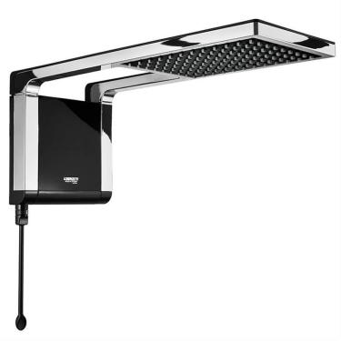 Imagem de Chuveiro Acqua Storm Preto-cromado 220v 7800w - 7510054 - Lorenzetti Chuv.acqua Storm Pto-crom.220v-7800w Lor 7510054