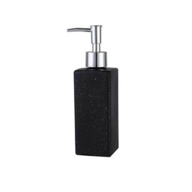 Imagem de Dispenser De Sabonete Líquido Preto E Cromado 5,8 X 14,7cm - D1113 - Dolce Home