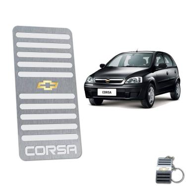 Imagem de Descanso De Pé Em Aço Inox Corsa 2002 A 2012 Aço Inox