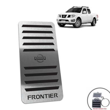 Imagem de Descanso De Pé Nissan Frontier 2005 Até 2017 Preto Aço Inox