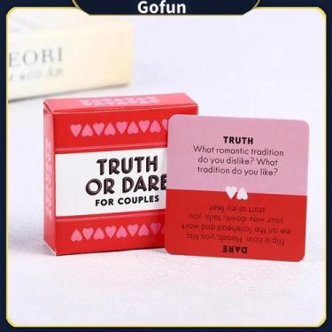 Imagem de Jogo de cartas Truth or Dare for Couples Edition
