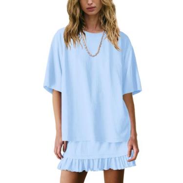 Imagem de Conjunto de saia de duas peças Panadila para mulheres, casual, bebê, a