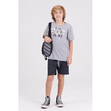 Imagem de Conjunto Infantil Enjoy The Ride Mescla - Vida Costeira Oficial, 2, Me