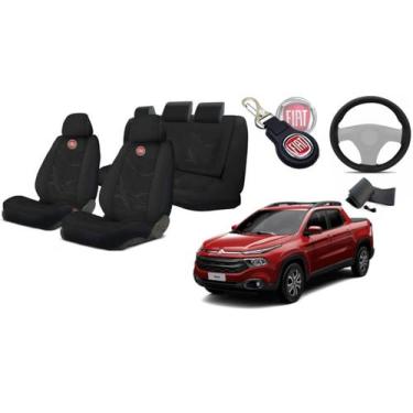 Imagem de Combo Deluxe Toro 2016-2023 + Volante + Chaveiro - Personalizado - Iro