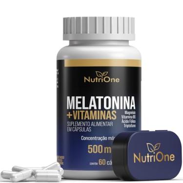 Imagem de Melatonina + Triptofano, Magnésio, Metilfolato e Vitamina B6 60 Cápsulas - Nutrione