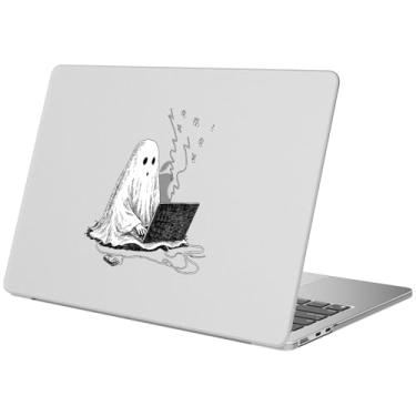 Imagem de BlHMCASE Compatível com MacBook Pro 13 polegadas capa M2 2025, 2024-2016 A2338 M1 A2251 A2289 A2159 A1989 A1708 A1706, capa rígida protetora fantasma de Halloween para Mac Pro 13