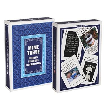 Imagem de Meme Theme Playing Cards - 54 Uniquely Funny Cards, Clever and Fun Gift, Great for Parties or Game Nights