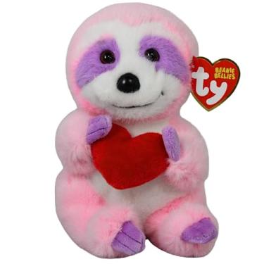 Imagem de Ty Beanie Bellies Tart The Pink Valentine Sloth - 6"