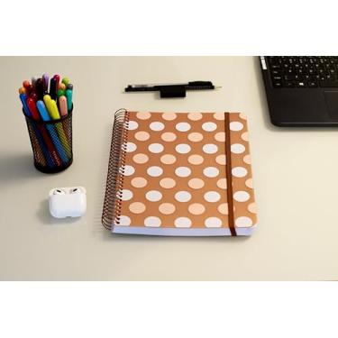 Imagem de Confetti Caderno Escolar Universitario 160 Fls Ouro Várias Bolas