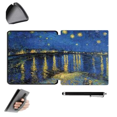 Imagem de GUKSRASO Capa para Kindle Oasis 10ª/9ª Geração 2019/2017 (Modelo: CW24WI/S8IN4O) - Adequado Apenas para 7 Polegadas, Capa Protetora Fina e leve de TPU com Alça de Mão e Caneta