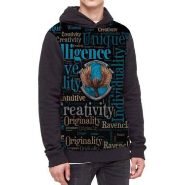 Imagem de Moletom Com Capuz Harry Potter Ref:386 - smoke, Preto, P