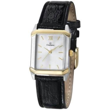 Imagem de Relógio CHAMPION feminino couro dourado CH22751S