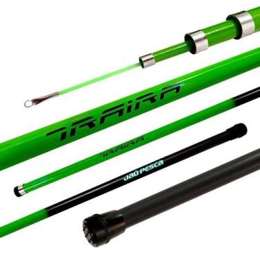 Imagem de Vara telescópica JP Traira 5 a 10lbs - Jaú Pesca, 4,00, Verde