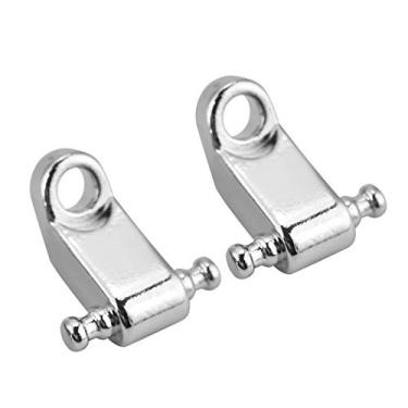 Imagem de Domary Árvore de Cordas de Rolo Retentor de Cordas de Guitarra para Baixo de Guitarra Elétrica, Material de Metal, Pacote de 2 [instrumento musical] (Prata)