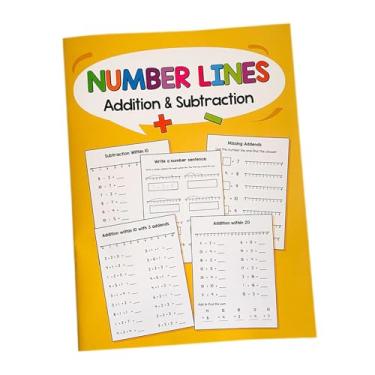 Imagem de simhoa Caderno de Exercícios de Matemática - Material Didático para Prática de Matemática para Crianças Do Jardim de Infância Ao 2º Ano, a Partir de 6 Anos -