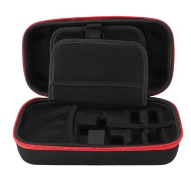 Imagem de Pilipane Game Console Carrying Case Professional Shockproof Protective EVA Hard Shell Travel Case for OLED and with Extra Large Storage Space Black Red 10.0x4.9x3.3in