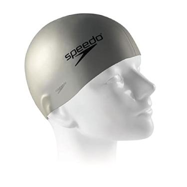 Imagem de Touca Natação e Hidroginástica Speedo Flat Silicone (Prata)
