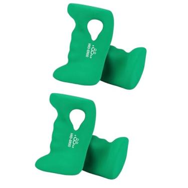 Imagem de UGPLM 2x Exercício de peso de mão Treino com halteres Exercício de treinamento Grip, Halteres Design ergonômico Fosco, Verde