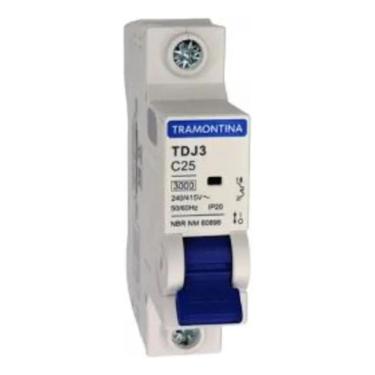 Imagem de Disjuntor Unipolar Monopolar Tramontina Tdj3 10A A 6 25A