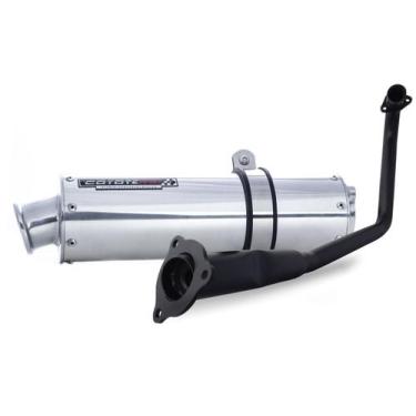 Imagem de Escape / Ponteira Coyote RS1 Aluminio Redondo - Biz 125 2011 em Diante