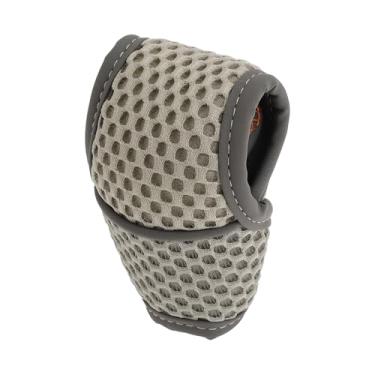 Imagem de Capa universal para manípulo de mudança de marchas protetor de manípulo automotivo manual tecido 1 peça antiderrapante cinza