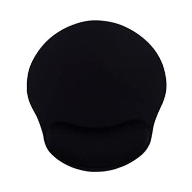 Imagem de Mouse pad de escritório com suporte de pulso em gel – Mouse pad ergonômico para jogos, descanso de pulso com base de borracha antiderrapante para escritório, laptop, computador