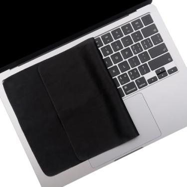 Imagem de Limpador de tela de microfibra premium – Capa de teclado para laptop com proteção contra impressão – Pano de limpeza de tela para laptop para MacBook Pro de 15 polegadas e 16 polegadas e MacBook