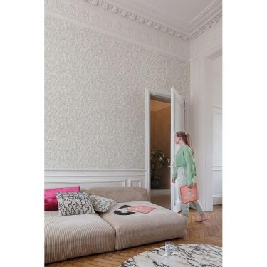 Imagem de Papel de Parede Maison Folhagem Cinza - Alta Tecnologia