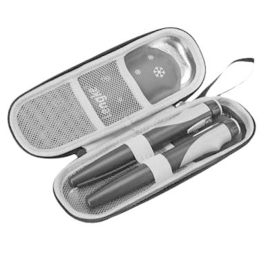 Imagem de Estojo de viagem para caneta térmica de insulina com bolsas de gelo aprovadas, bolsa térmica de medicamentos para diabéticos para canetas de insulina e armazenamento de suprimentos para diabéticos
