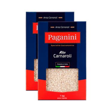 Imagem de Kit 2X: Arroz Italiano Carnaroli Paganini 1kg