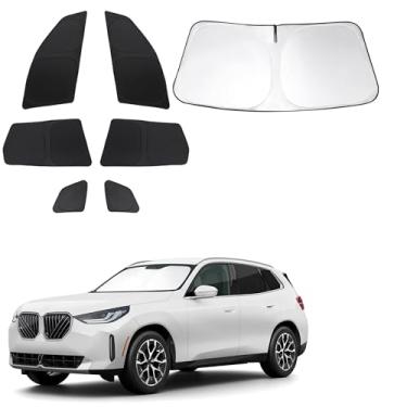 Imagem de Fannyc Para-brisa Para-brisa Carro Para-brisa Dobrável Cobertura Completa Personalizada para BMW X3 2025 2026 Acessórios Cortinas de Janela de Carro Bloquear Sol Raios UV 7 Peças