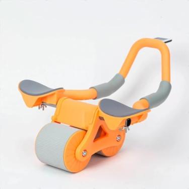 Imagem de Roda Abdominal com Temporizador e Almofada de Assistência, Retorno Automático, para Exercícios Abdominais, Iniciantes