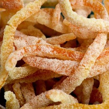 Imagem de Casquinha de laranja cristalizada em tiras 500g - mix