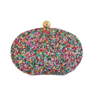 Imagem de Bolsa Clutch Carteira De Festa Blogueira Ostentação Maria (Colorida)