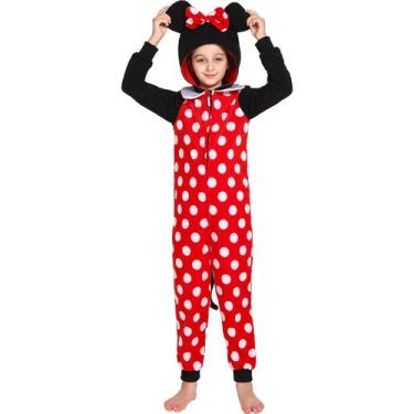 Imagem de Fantasia Rabtero Kids Hooded Animal Monesie Mouse 12-14 anos