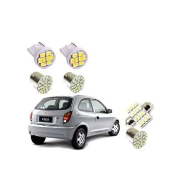 Imagem de Kit Lâmpadas Led Gm Celta Vhc 2006-2010 Blue Lion