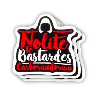 Imagem de (3 peças) Adesivo Nolite Te Bastardes Carborundorum com frases motivacionais sarcásticas, citação humorística, decalque de vinil para Kindle, laptop, garrafa de água, capacete rígido de telefone