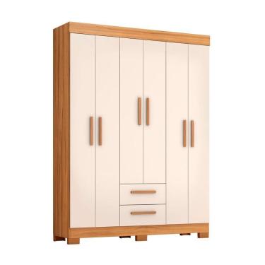 Imagem de Guarda-roupa Nt 6015 Freijo Com Off White - Notavel