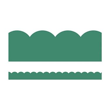 Imagem de Carson Dellosa Grow Together Bordas de quadro de avisos verde jade, 10 metros de bordas verdes recortadas para sala de aula, quadro branco, quadro de cortiça, decoração de quarto, decoração de mesa e decoração de sala de aula