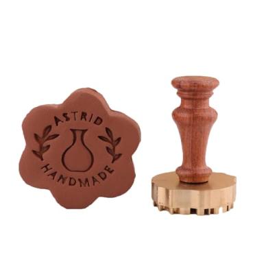 Imagem de Carimbo de latão, cerâmica personalizada para carimbos de letras personalizados para cerâmica e argila, 5 opções de tamanho assinatura (5 cm)